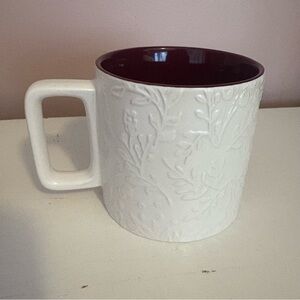 💙Starbucks 2022 Holiday Ceramic Mug with Jacquard Design